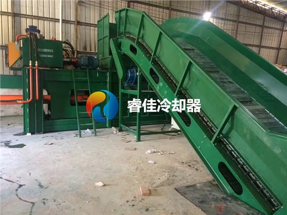睿佳液压风冷散热器用于液压打包机