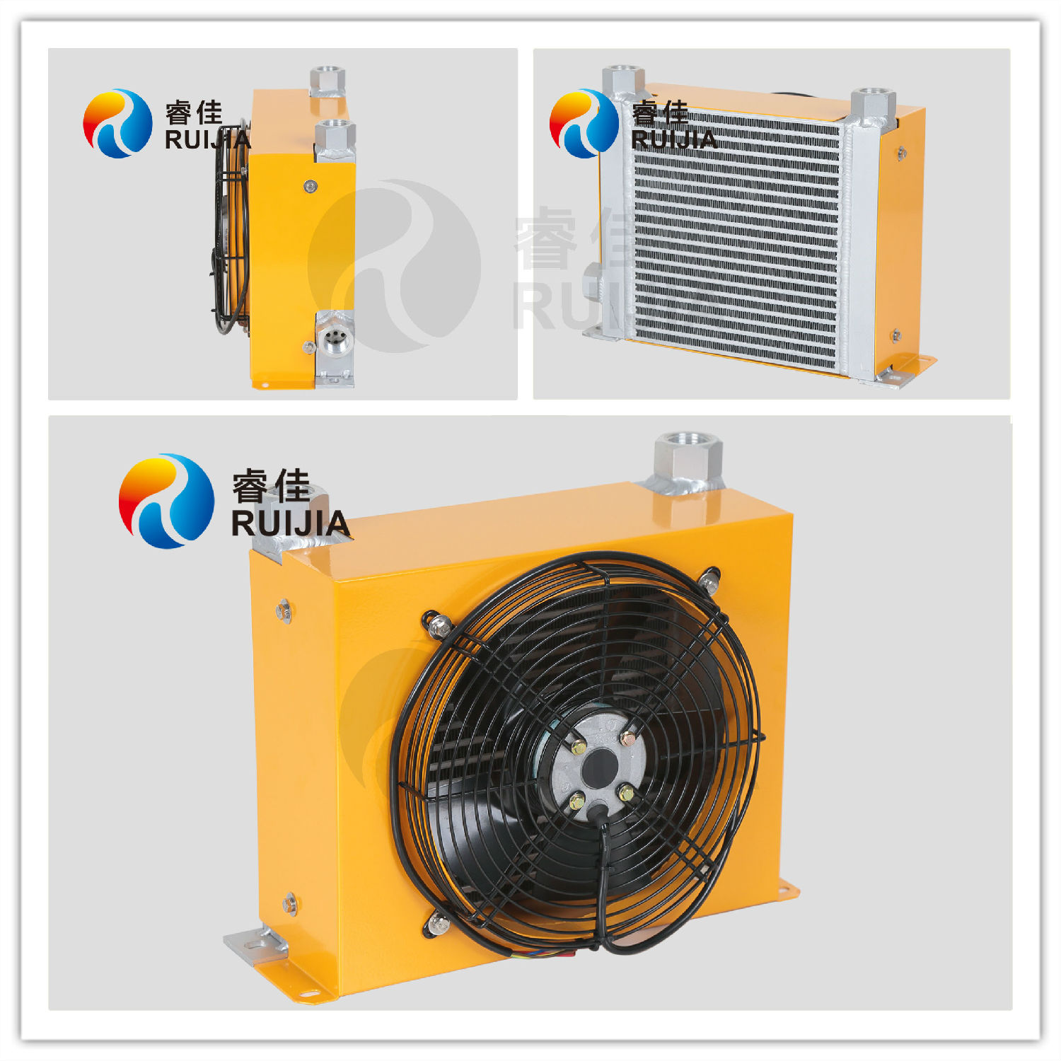 【厂家定做】液压风冷<font color='red'>油散热器</font>，睿佳有！