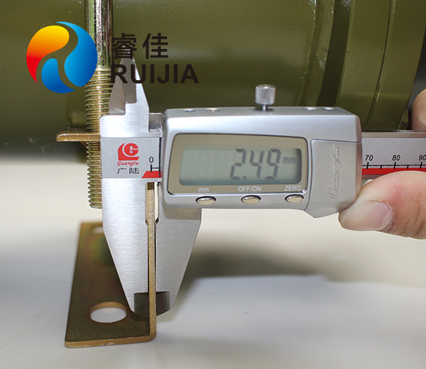 管壳式换热器OR-250底座厚度测量图